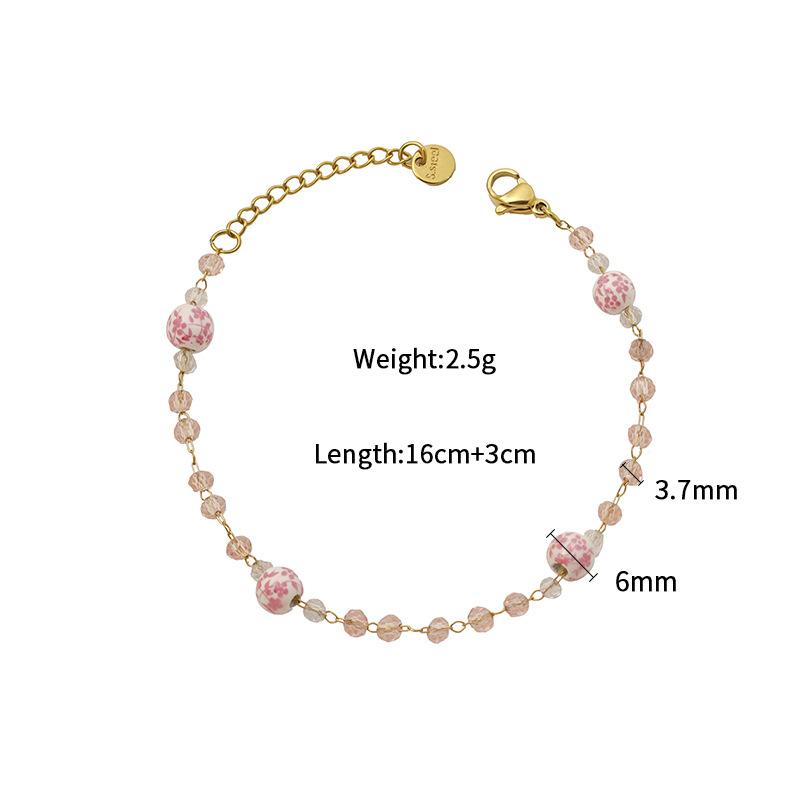

Dopamine Color Cherry Blossom Necklace Women S, Light Luxury Niche Summer Collarbone Chain High-End Temperament Neck Chain Accessories