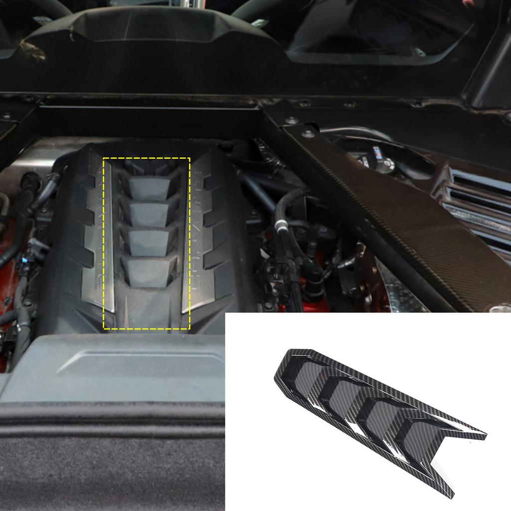 Carbon fiber ABS Engine Shroud Cover Panel Cover Trim For Corvette C8 -2025