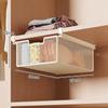 Unterregal Hängende Ausziehbare Schubladenkorb Karbonstahl Kleiderschrank Organizer Tablett für Kleidung Socken Platzsparende Aufbewahrungsschublade