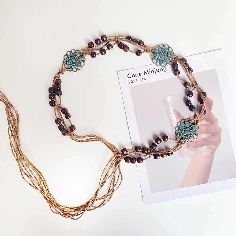 Böhmischer Ethno High-End Metall Taillenkettengürtel für Damen - Retro, vielseitiges Modeaccessoire