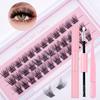 European & American DIY Cluster Faux Eyelashes - Dense & Natural-Looking
