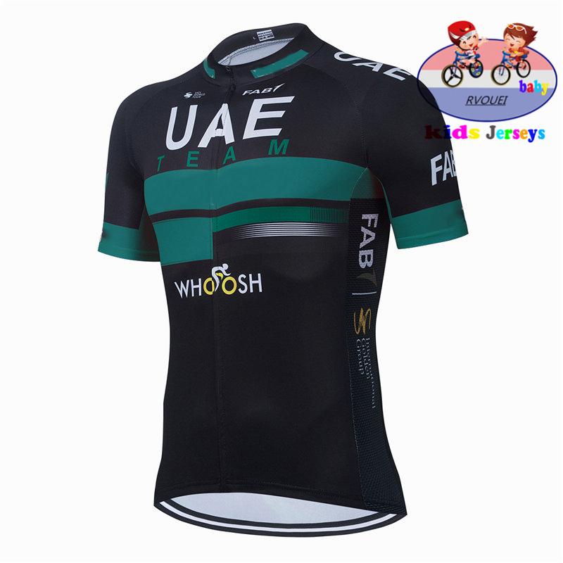

2026 Uae Kids Cycling Jersey Set Boys Short Sleeve Summer Cycling Clothing MTB Ropa Ciclismo Child Bicycle Wear Girls Sports Suit XL