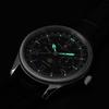 [Salvatore Marra] Watch Moonphase Multi-Calendar 5 ATM Water Resistance Business Formal Men's Leather Belt Limited Edition Silver Blue