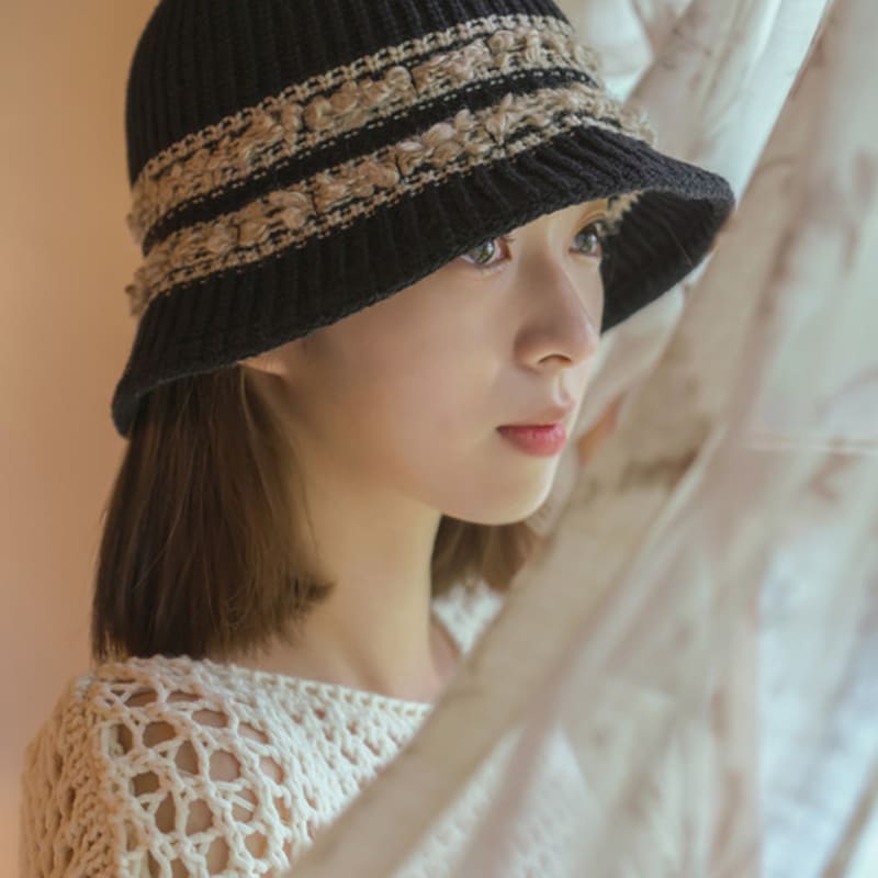 

meminn Филип шерстяная вязаная панама 4 цвета 03_Philip (LBE)