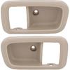 OCPTY Door Handles Interior Rear Driver Left Passenger Right Side Replacement Fit 2000-2006 for Toyota Tundra Inside Inter Door Handles Texture Beige