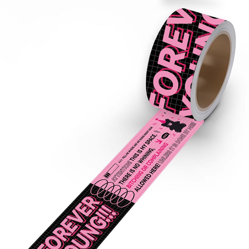 

Европейская и американская серия Предупреждающие наклейки Лента Водонепроницаемый рулон Чемодан Скейтборд Аквариум Краевые декоративные наклейки 5 метров