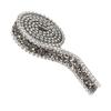 1yard 15mm Diamond Mesh Wrap Roll Sparkle Crystal Rhinestone Ribbon Decoration