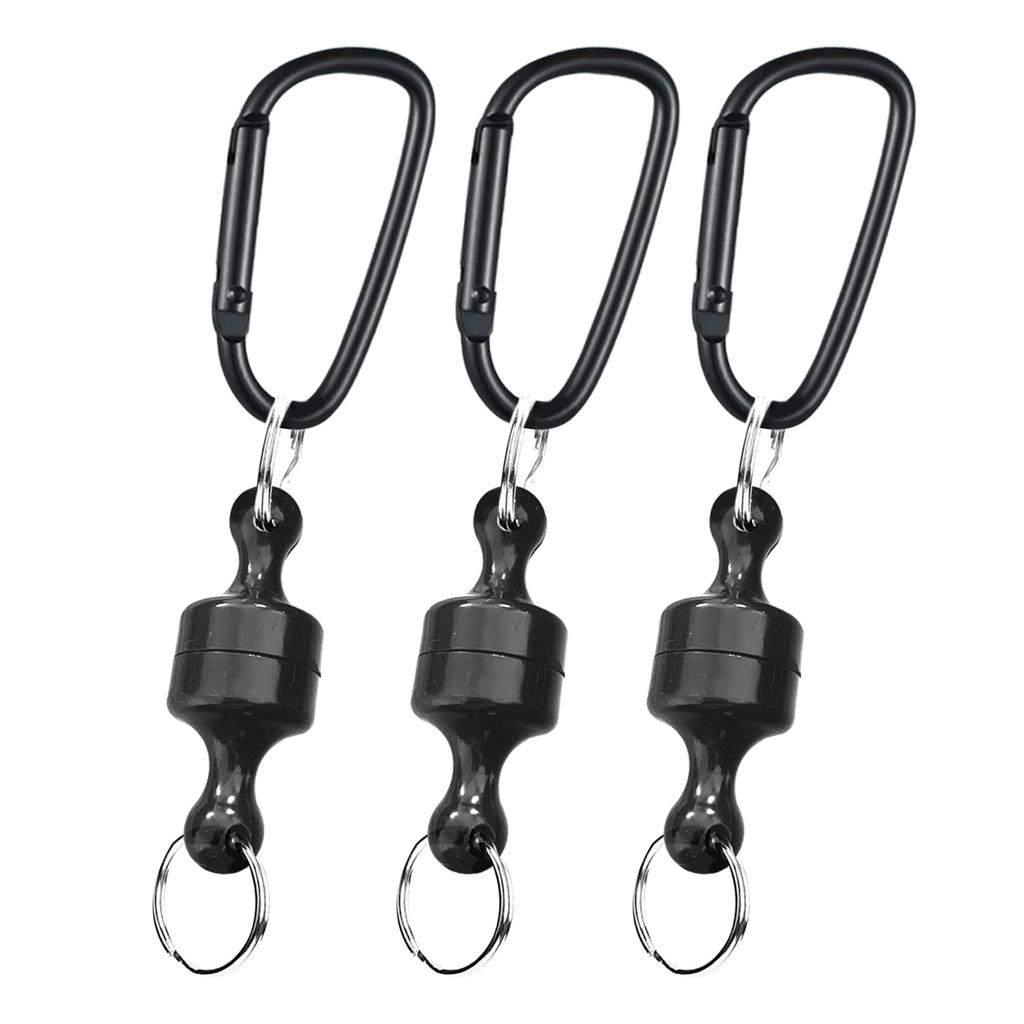 NKAKTSU Magnetic Releaser Set of 3 Strong Magnet Carabiner Hanging