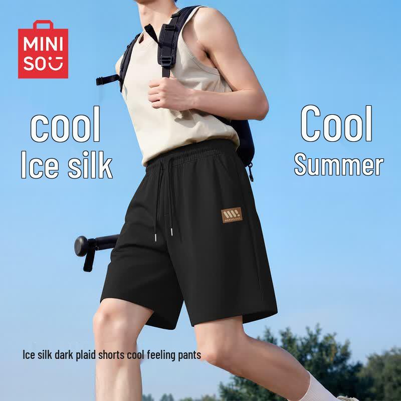 MINISO Men s Relaxed Fit Lightweight Casual Shorts XL