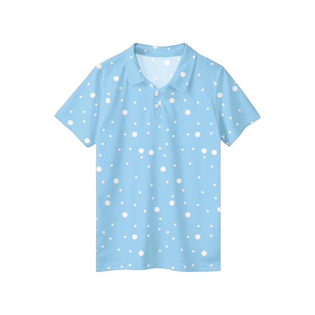 Chemise à Manches Courtes pour Enfants Chemises d'Uniforme Scolaire pour Garçons