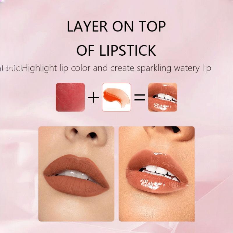 Long-lasting Moisturising Lip Honey Colour Change Easy To Apply Waterproof Moisturising Three-dimensional Lip Gloss Lip Glaze Lip Honey