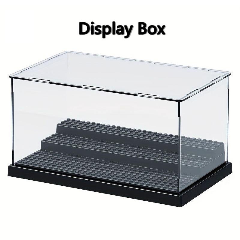 

Прозрачная коробка для демонстрации конструкторов, игрушка-кирпичики для детей, подарок, пылезащитная крышка, витрина для фигурок, для коллекции моделей