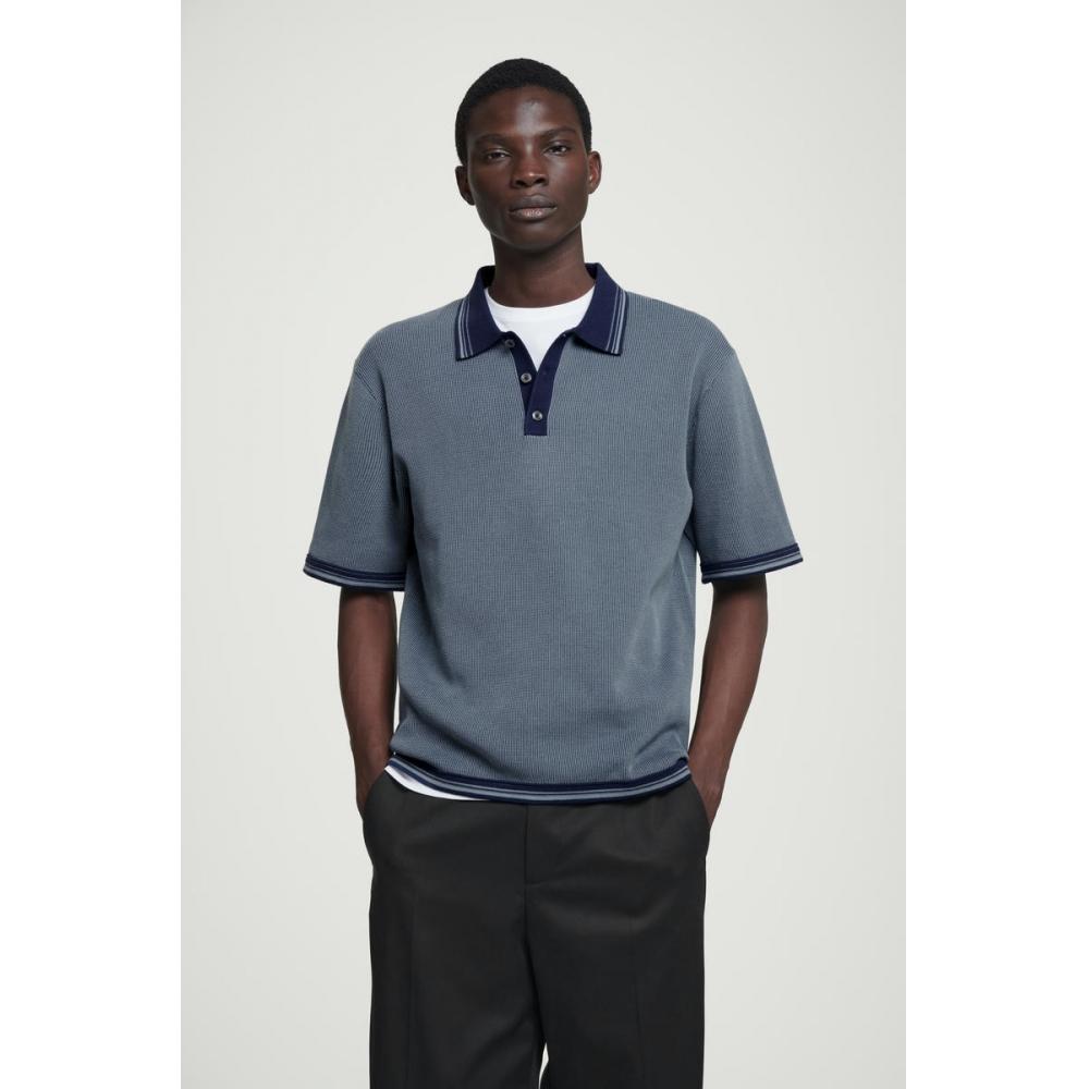 

Рубашка поло COS Japan вафельной вязки