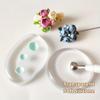 1pc Pottery Tool Soft Silicone Pad Modeling Dotting Tool Polymer Clay Mold for DIY Earrings Handicrafts Petal Making Accessories