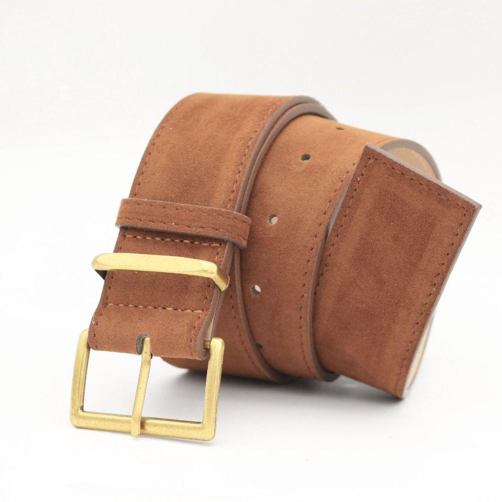 Luxury Design Women Waist Belt Versatile Wide Waistband Suede Leather Belt  Coat Skirt Decoration