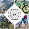 Lightweight 29-Inch MTB Wheelset, Aluminum Alloy Disc Brake Rims with Black Hubs, 200kg Load Capacity for Cycling Upgrades