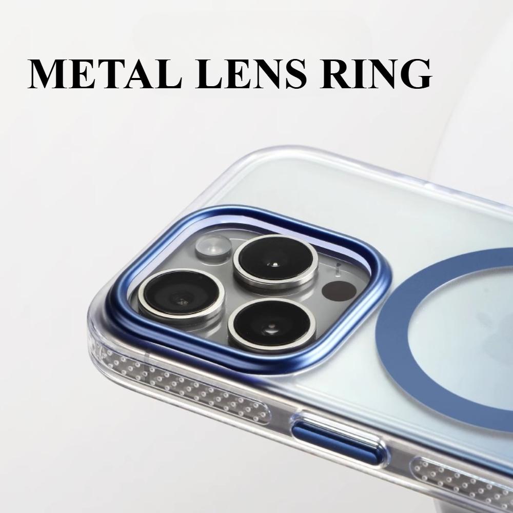Premium Matte Clear For 17Air Magsafe Wireless Charge Case For iPhone 17 Pro Max Luxury Gradient Shockproof Magnetic Cover
