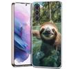 Cute Sloth Phone Case for Samsung A54 A14 A24 A34 A17 A37 A57 A55 A35 A25 A15 A13 A23 A33 A53 A07 A05S A04S A03 A73 Galaxy Note