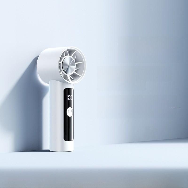 Mini Handheld Usb Fan With 6 Blade Turbo Technology For Outdoor Travel And Personal Use