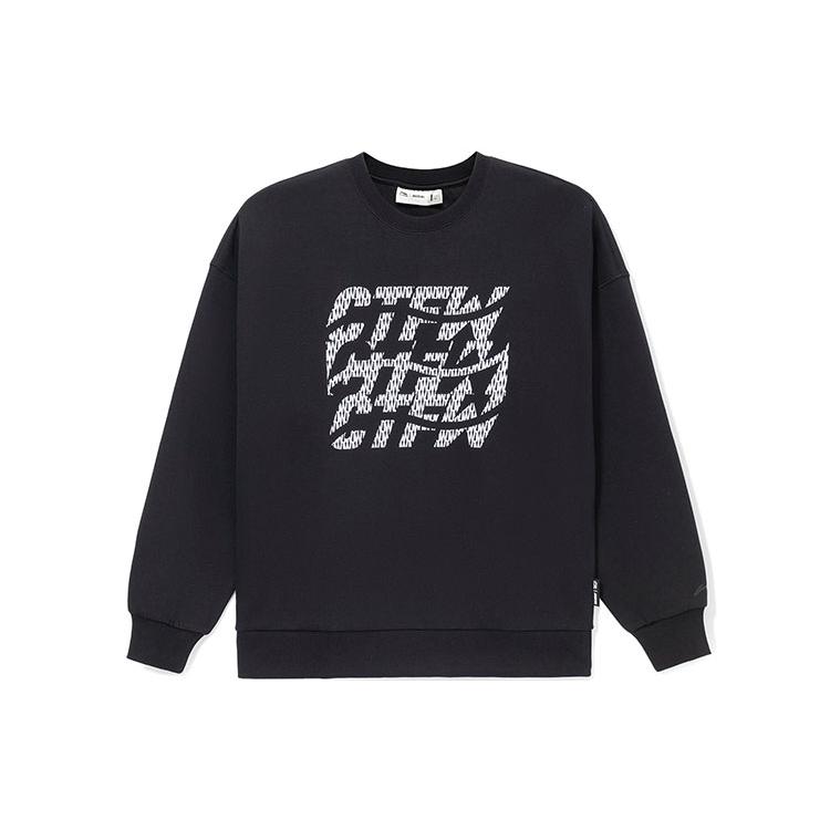 Li Ning x JASON WU Спортивная Модная Коллекция Толстовка Унисекс Черная AWDRH08-2 L