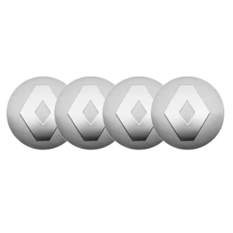 4PCS 56mm Car Wheel Hub Center Caps Emblem Sticker Styling For Renault RS Megane 2 3 4 Trafic Scenic 2 Clio Captur Twingo QM6