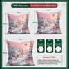 45X45Cm Countryside Christmas Theme Pillowcase Bedroom Cushion Cover 100% Polyester Living Room Cushion Pillowcase Home Decor