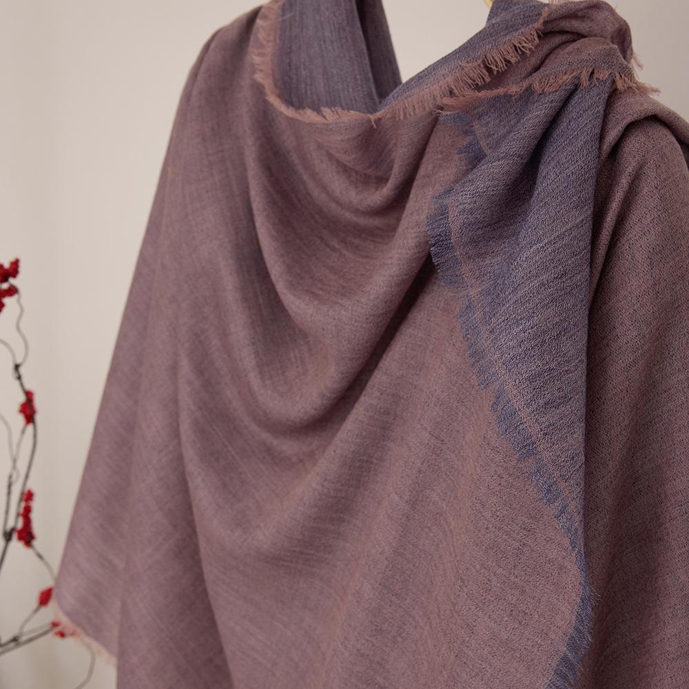 2025 Women's Water-Soluble Wool Satin Double-Sided Winter Scarf & Snood