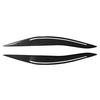 2x Car Headlight Eyebrows Eyelids Cover Trim For BMW 5 Series F10 2014-2016