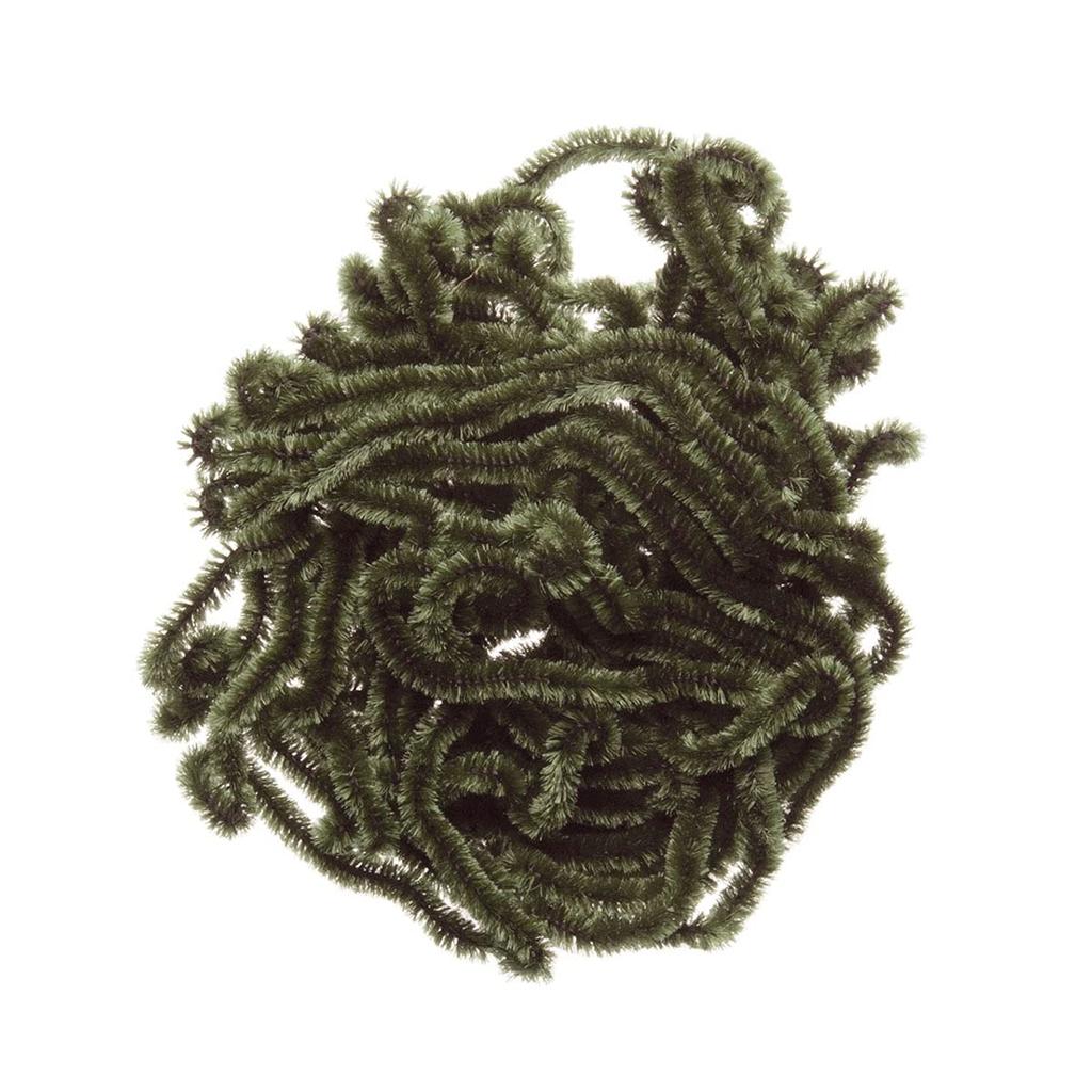 TIEMCO TMC Melty Chenille L, Dark Olive