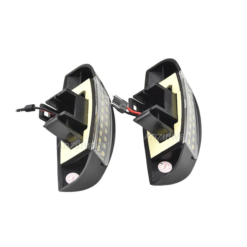 2PCS LED License Number Plate Light For Citroen Jumpy Jumper Peugeot Boxer OEM part 1303499808 For Fiat Ducato 1994-2006