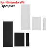 3 Peças Tampa de Slot de Cartão de Memória Substituição 3 em 1 Capa Protetora Tampas de Porta para Acessórios do Console de Jogo Nintendo Wii