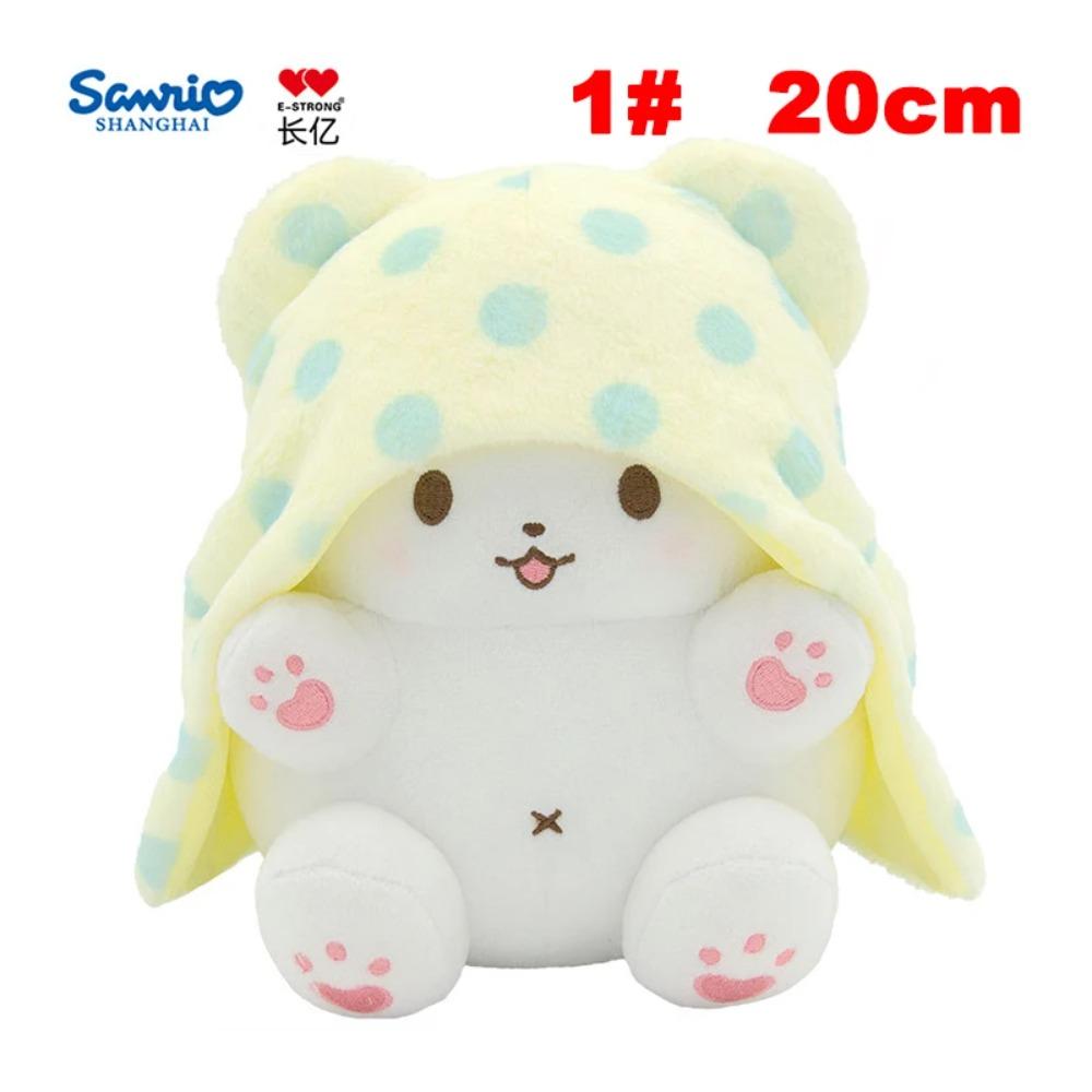 

Оригинальная плюшевая кукла Sanrio Marumofubiyori 20 см Плюшевые игрушки из бутика Аниме-украшения Наполнитель Набивка Подушки-плед Подарки для детей Игрушки