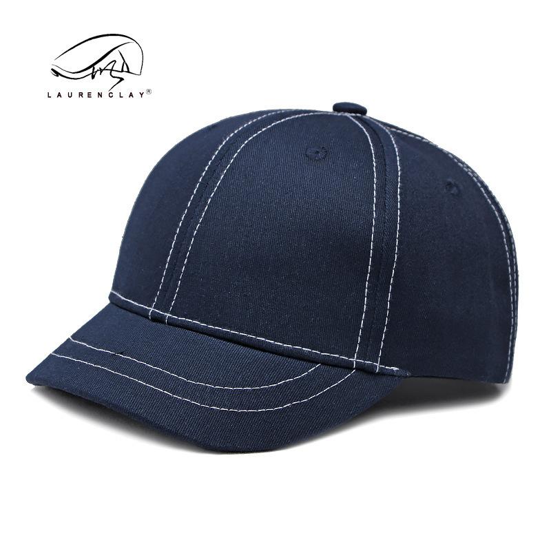Spring and summer thin denim hard top short brim baseball cap men and women trend street breathable simple retro cap