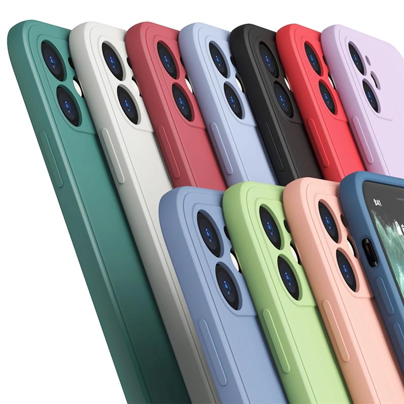 Square Liquid Silicone Soft Case For Samsung Galaxy A53 A33 A73 A23 A13 A22 A32 A52 A12 A51 M23 M13 M32 M53 S20 S21 S22 Ultra Plus Shockproof Cover