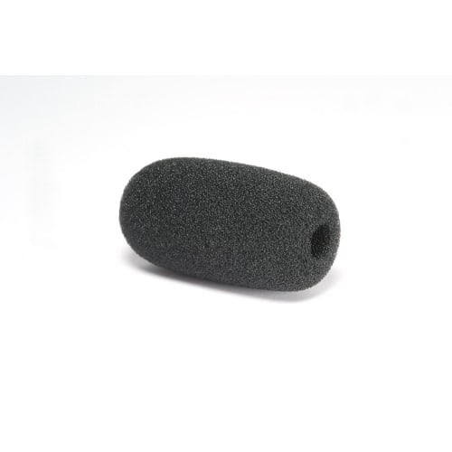 4.0cm Long Headset Intercom Microphone Windscreen for Conferences, 0.8mm Diameter, Black, Set of 5