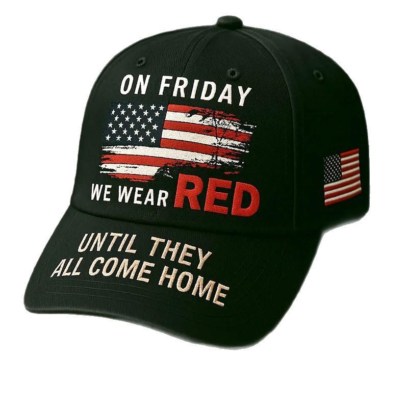 American Anniversary Baseball Cap D Printed Flag Floral Printed Cap Cap
