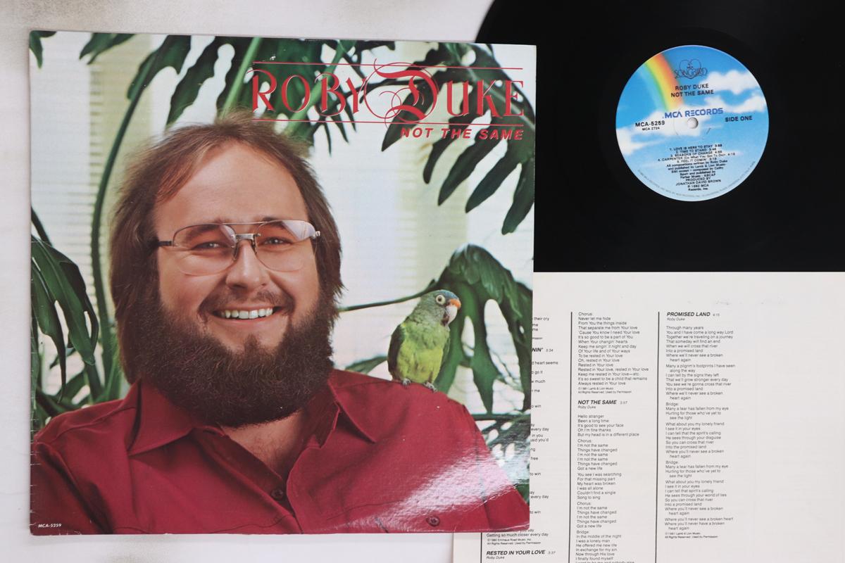 

LP Record ROBY DUKE - Not The Same MCA5259 SONGBIRD 1982 US Rock Used