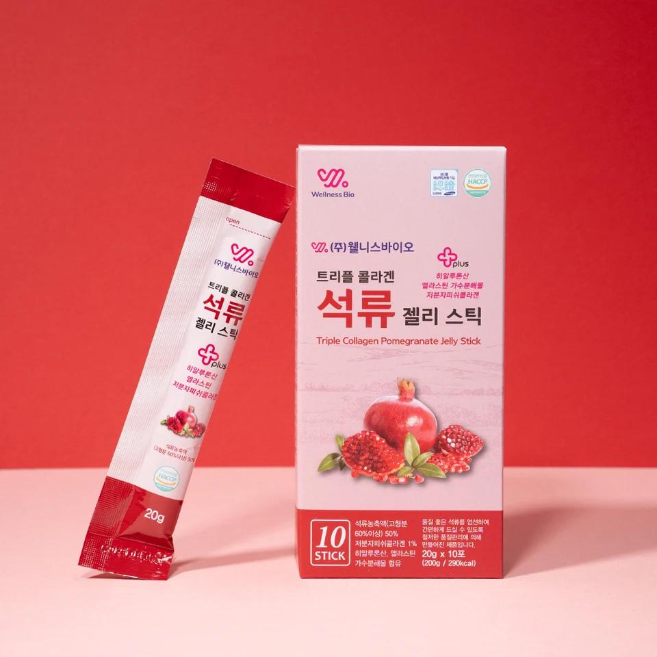 [Wellness Bio] Kollagen Granatapfel Gelee Stick 20g x 30