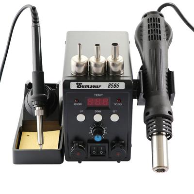 Sumsour 8586 מלחם חם אקדח חום SMD BGA תחנת הלחמה להלחמה חוזרת והסרת הלחמה כלי ריתוך ותיקון