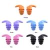 1 Pair Silicone Ear Protector Waterproof 3 Layers Sleeping Earplugs Reduction Soundproof Lightweight for 5-12 Year Old Children