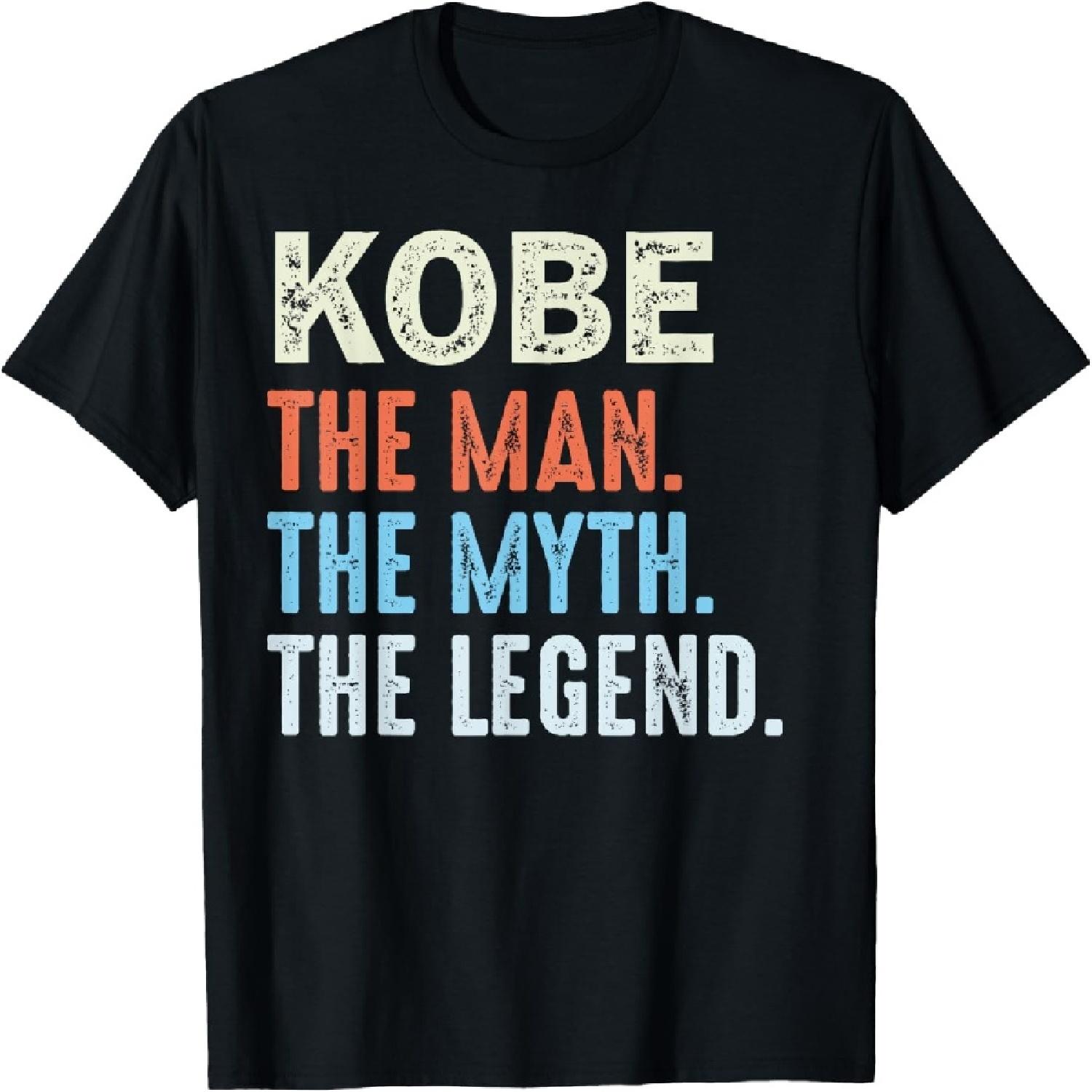 

KOBE The Legend Name Personalized Cute Idea Men Vintage KOBE T-Shirt XXXXXL чорний