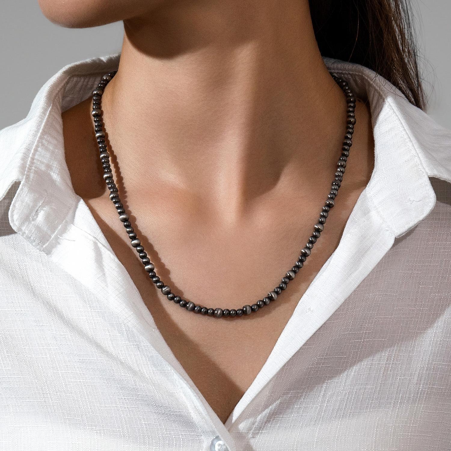 

Fashionable retro brushed Navojo beaded neck fitting women s necklace