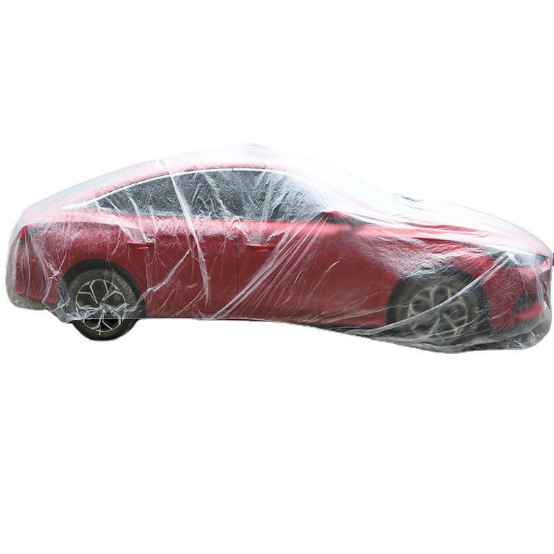 Disposable Transparent PE Car Dust Cover