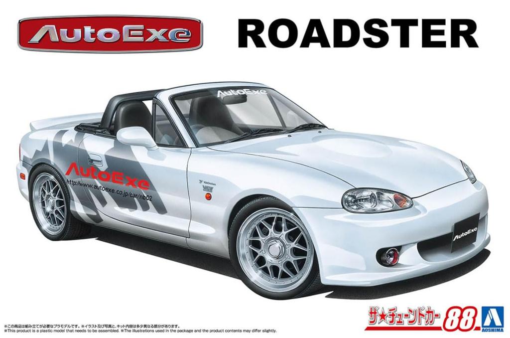 Aoshima Bunka Kyozai The Tuned Car Series Mazda Autoexe NB8C Roadster 1999 Plastic Model 1/24 No.88
