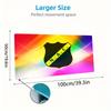 NAC Breda Color Mouse Pad Large Gaming Table Cushion Non-slip Laptop Tablet Big Mousepad XXL Mat Mini PC Playmat With Lock Edge