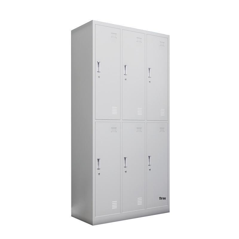 Multi-Door Steel Storage Locker with Lock for Dorm, Bathroom, or Apartment