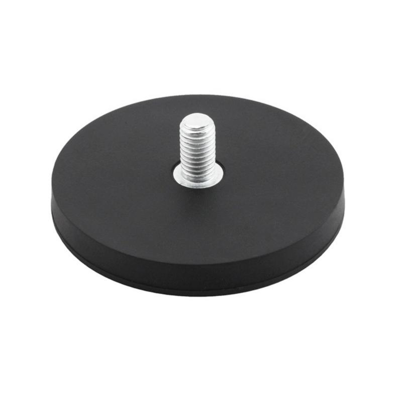 Hochbelastbare gummierte Magnet-Montageplatte mit Standard-Außengewinde für Außenleuchte Autodachleuchte