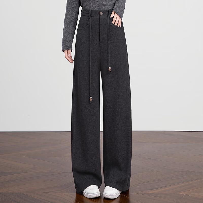 Women's Elastic Waist Wide-Leg Sporty Leisure Pants