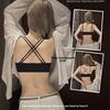 Girls Summer Thin Sexy Beauty Back Without A Trace Before The Button Small Chest Gathered To Collect Auxiliary Milk Underwear