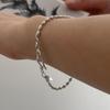 Melliv Silver Fish Hook Eggball Chain Bracelet_mvb02